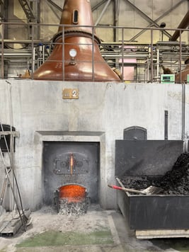 석탄으로 떼우는 불