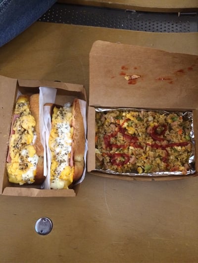 여자친구가 직접 만든 도시락