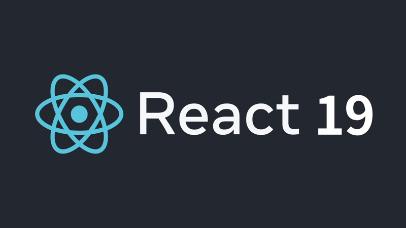 React 19 로고 표지