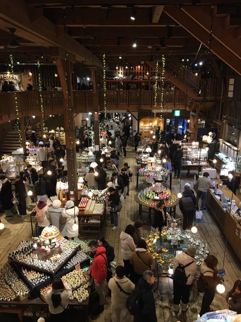 2층에서 본 오르골당